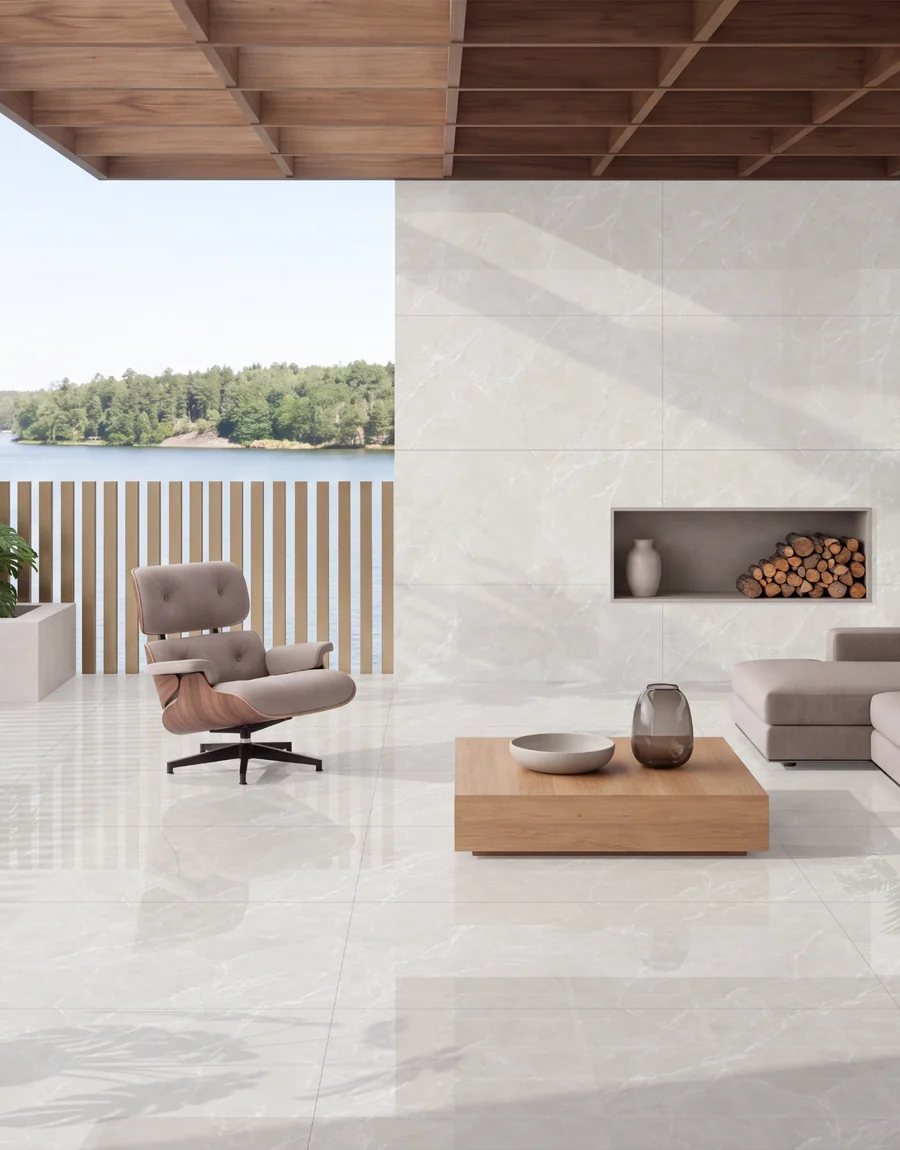 Livenza Granito Premium GVT Tiles Bathroom Design